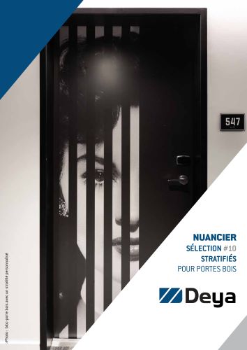 Nuancier stratifié pour bloc porte Deya