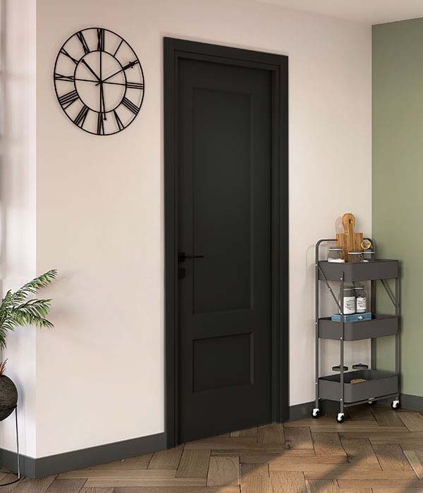 Bloc-porte Bali laqué NOIR