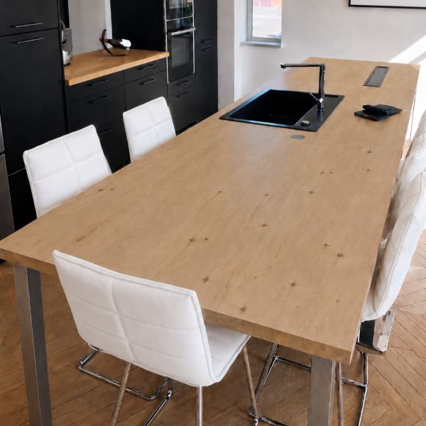 panneau bouleau massif thermonature table