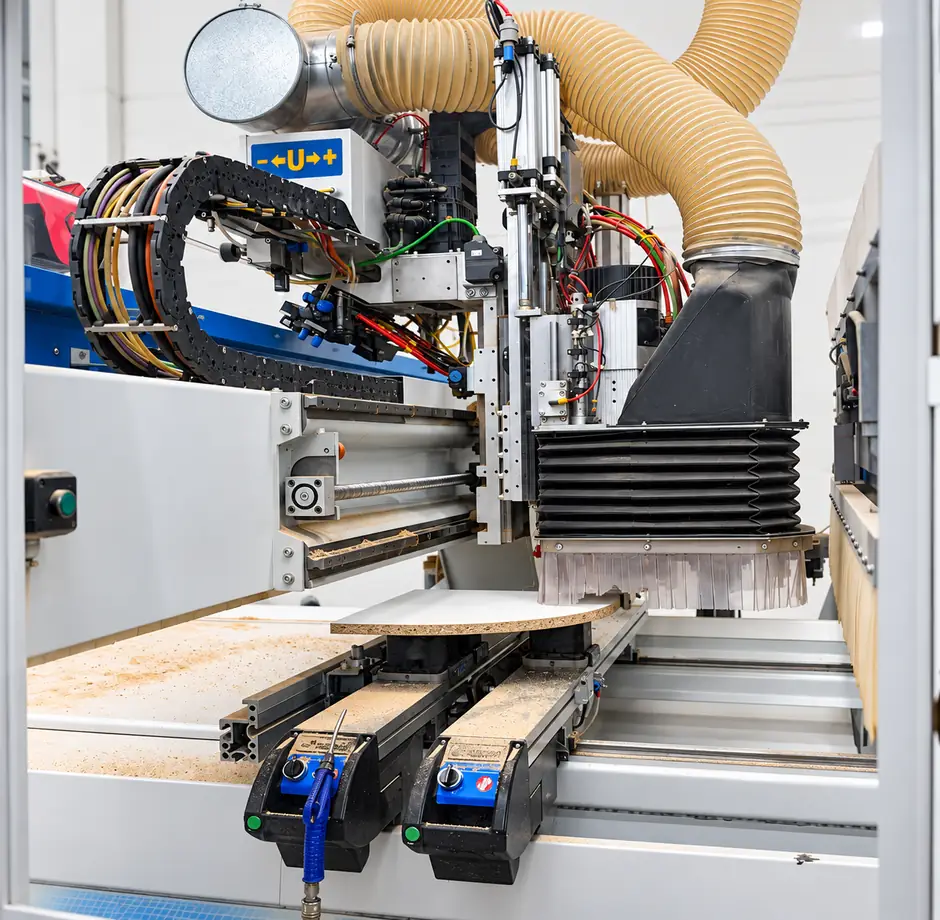 Centre d’usinage CNC de l’atelier SOMADEC